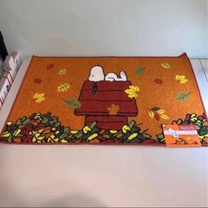 Peanuts Snoopy on Roof Fall Accent Rug 20x32in